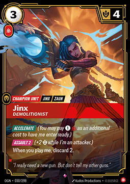 Jinx, Demolitionist (V.1 - Rare)