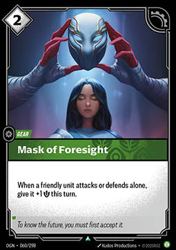 Mask of Foresight