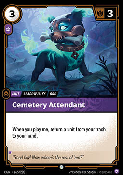 Cemetery Attendant FOIL