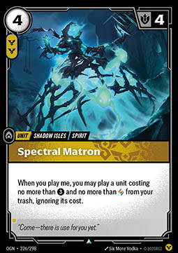 Spectral Matron