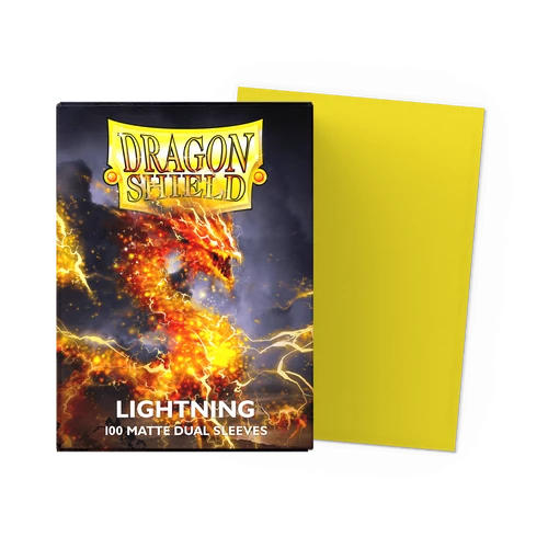 Dragon Shield Dual Sleeve - Lightning Matte