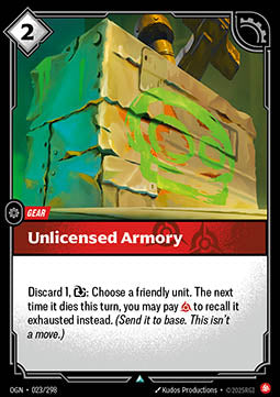 Unlicensed Armory