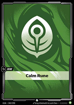 Calm Rune (V.1 - Common)