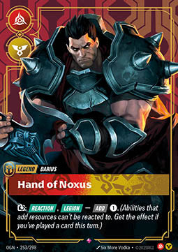 Darius, Hand of Noxus (V.1 - Rare)